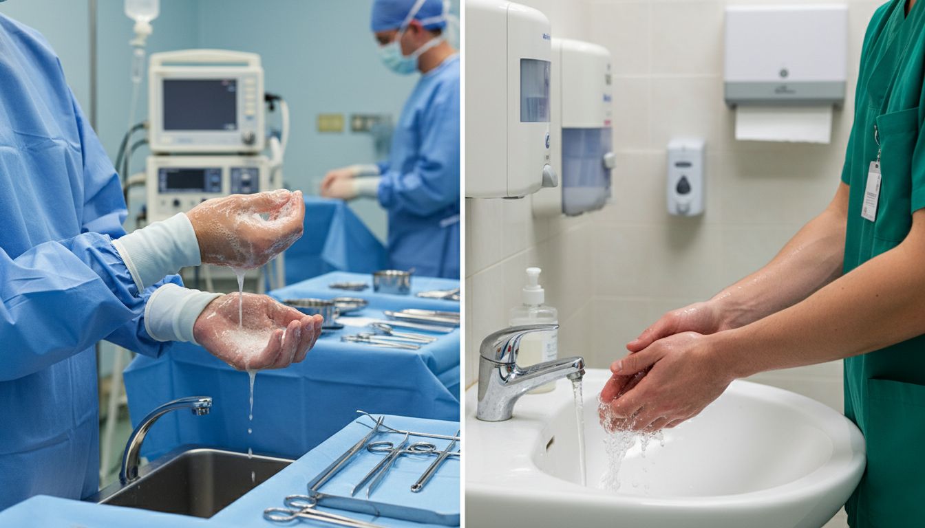 Chirurgische vs. hygienische Händedesinfektion: Die Unterschiede